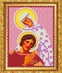 Рисунок на ткани для вышивания бисером 418М "Св.Блгв. Пётр и Феврония"